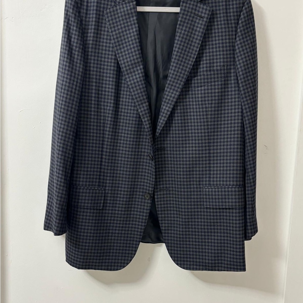 Men's Checkered Blazer